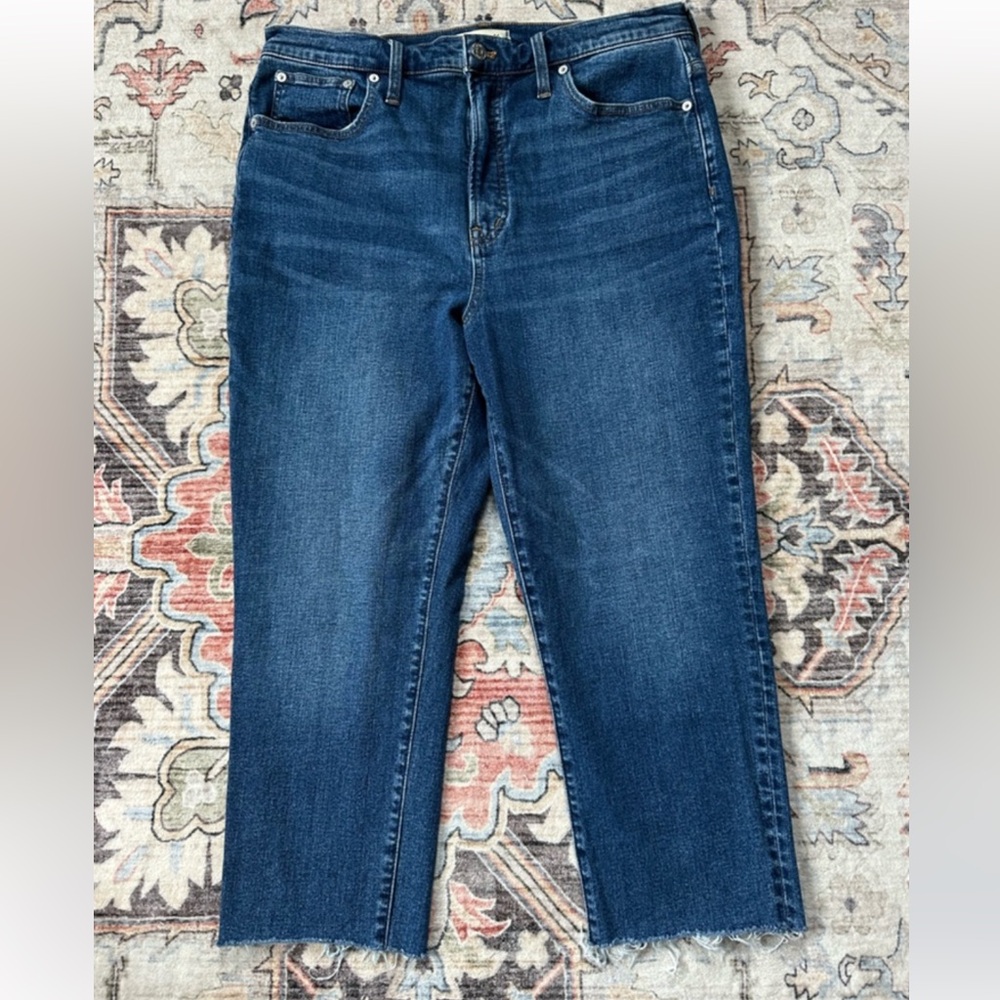 Madewell The Perfect Vintage Jean *Altered (23inseam)Raw Hem High Rise - Size 31